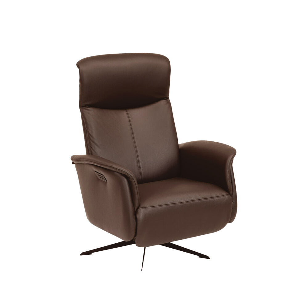 Superior Model 8003 Medium Recliner in Espresso | Hjort Knudsen - Canal Furniture