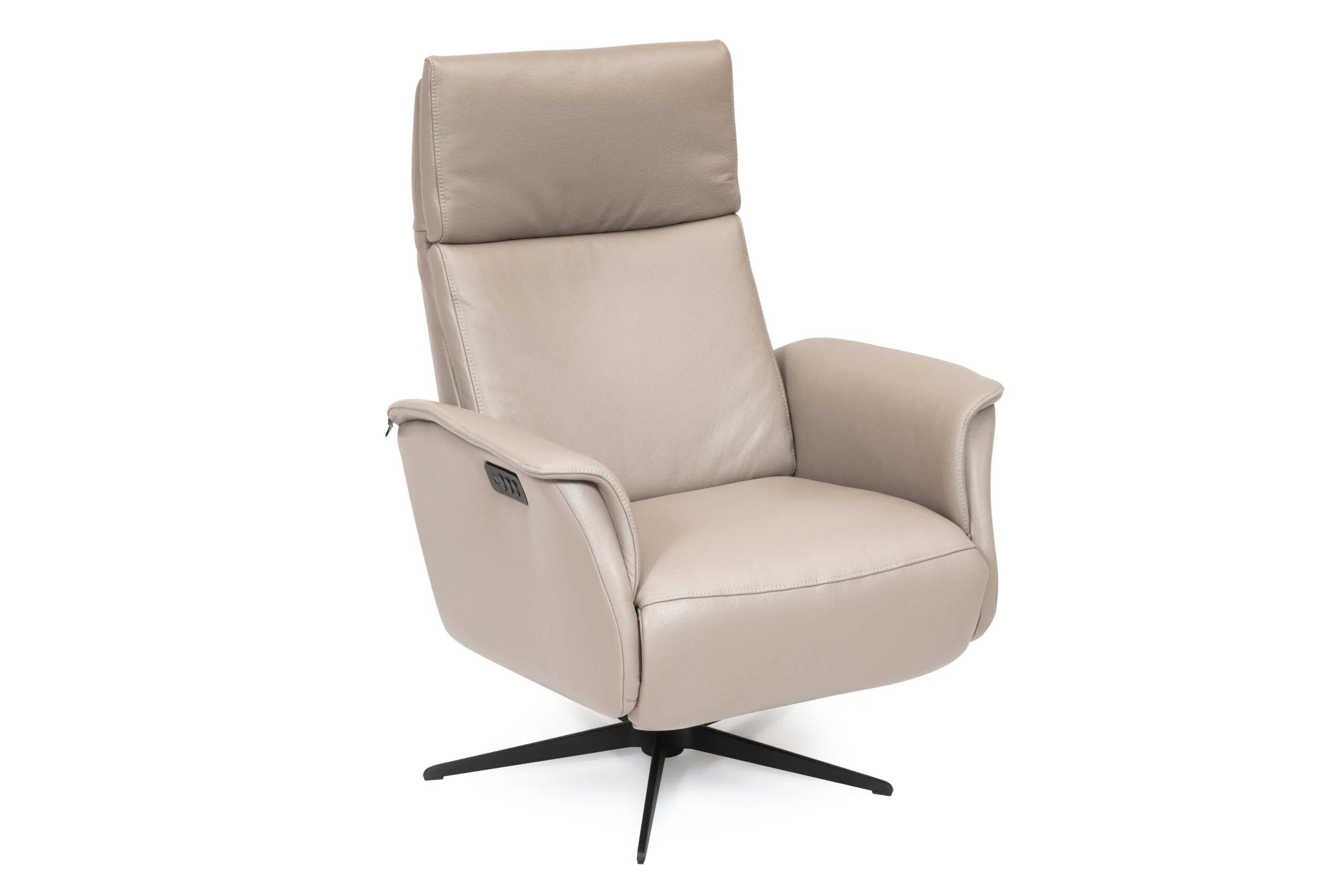 Superior 8007 Power Recliner in Light Grey | Hjort Knudsen - Canal Furniture