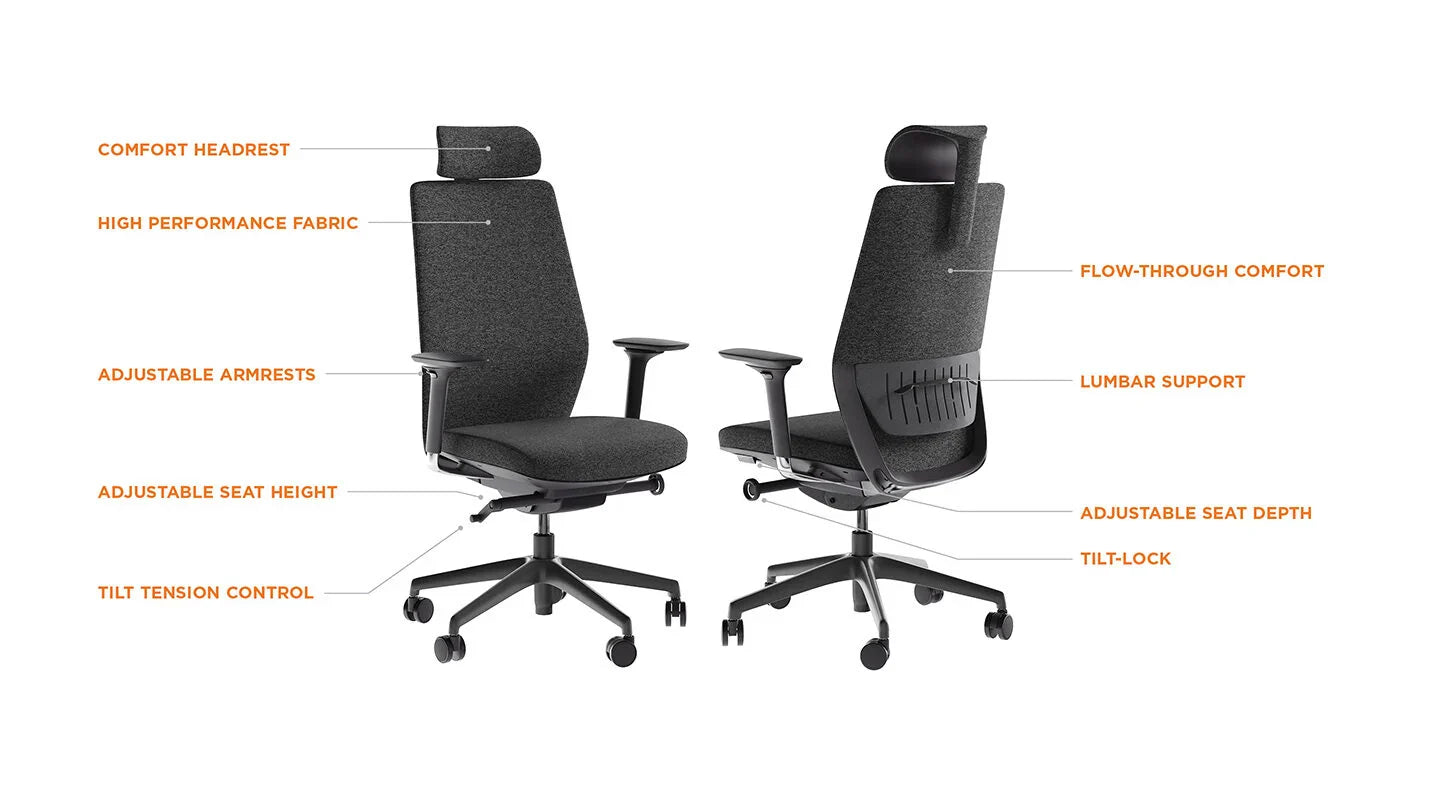 Coda 3521 Office Chair | BDI - Canal Furniture