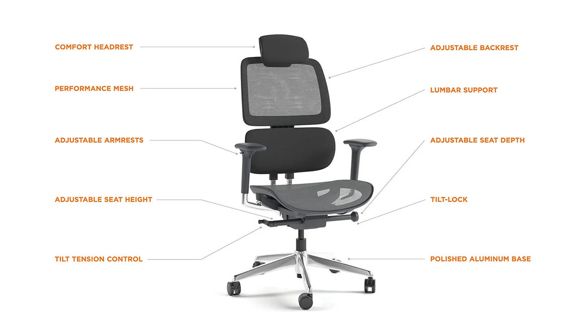 Voca 3501 Office, Gaming, and Task Chair | BDI Furniture - Canal Furniture