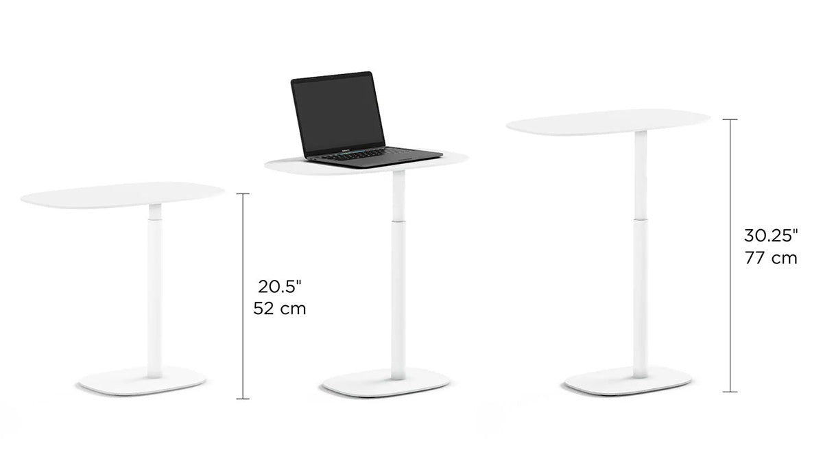 Serif Lift Adjustable Height Laptop & Side Table 1045 | BDI Furniture - Canal Furniture