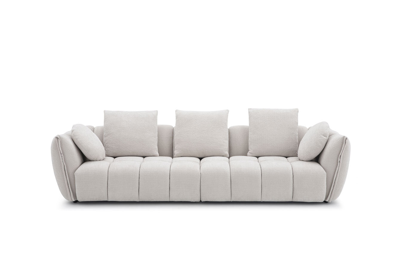 Lennox Fabric Sofa in Light Grey | J&M Furniture - Canal Furniture