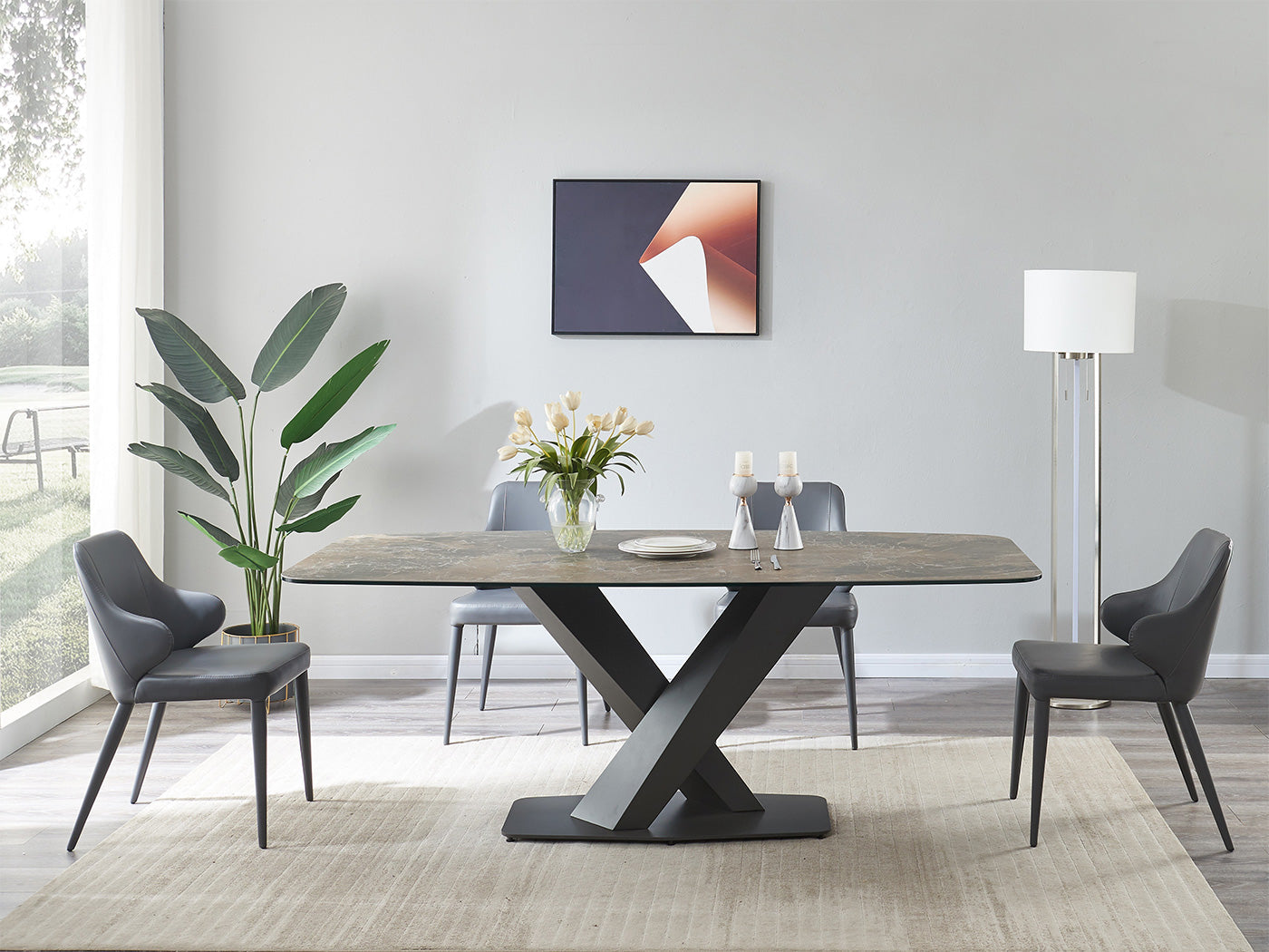 Elegance Fixed Table | J&M Furniture - Canal Furniture