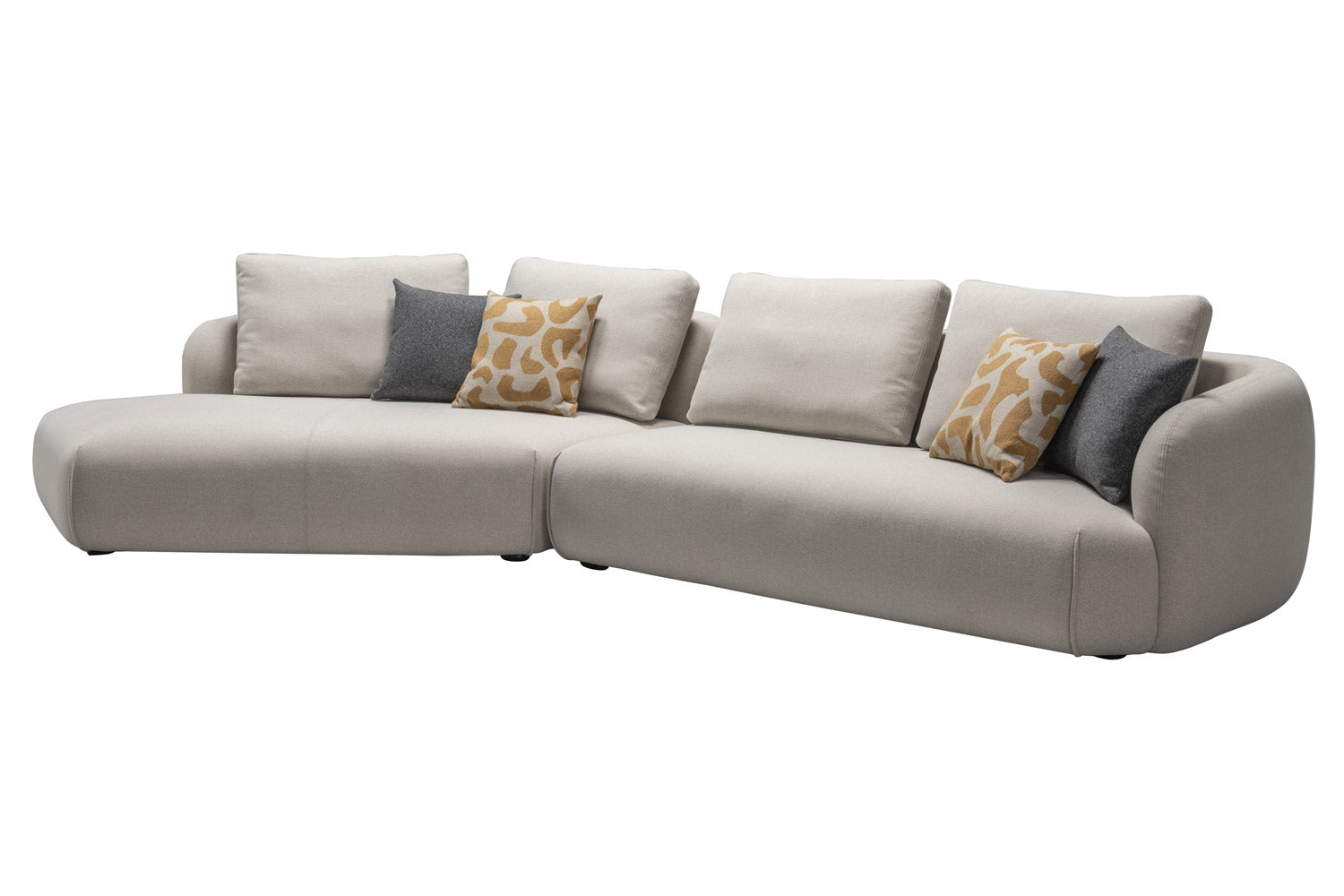 HF5510 Fabric Sofa in Grey | J&M Furniture - Canal Furniture