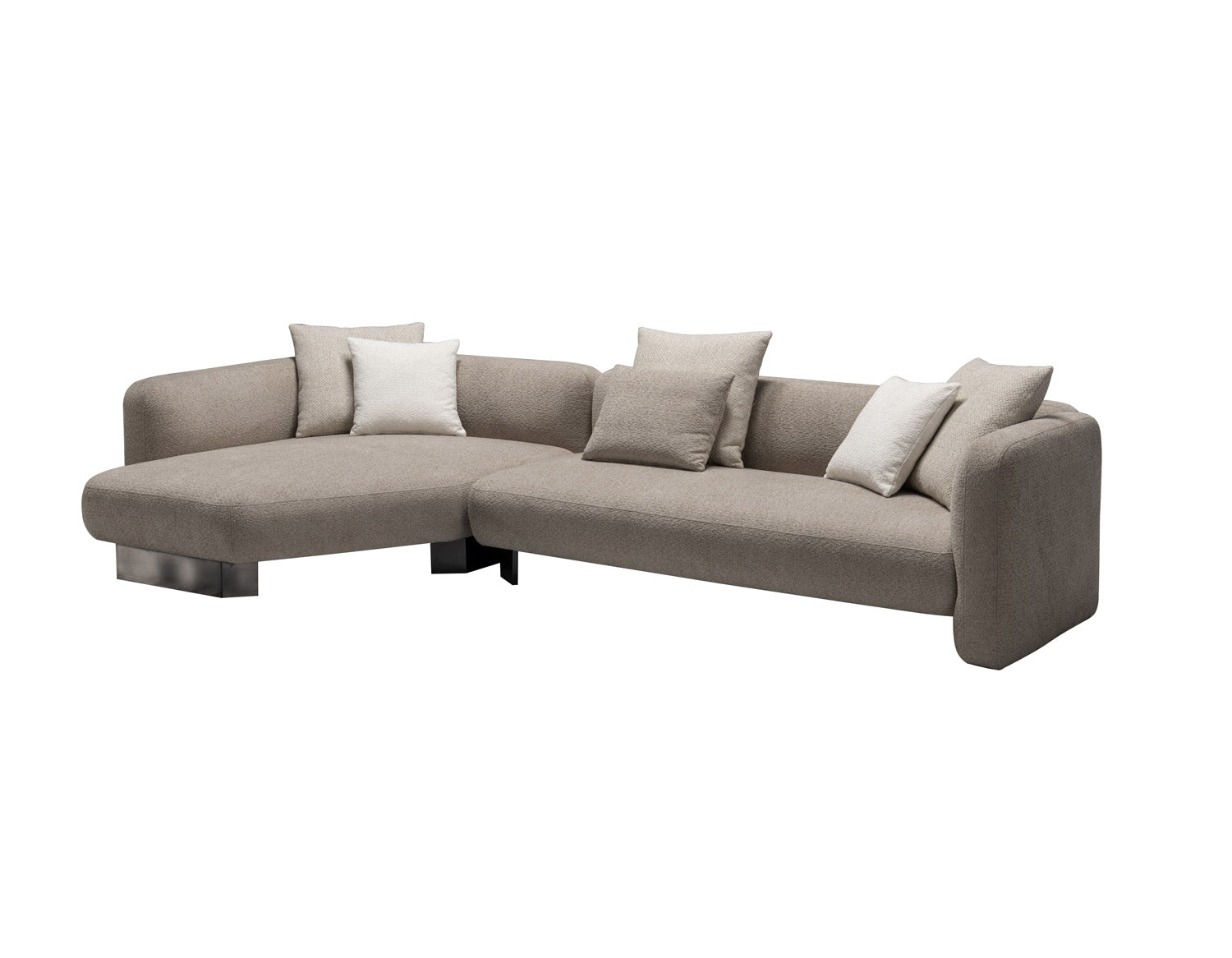 HF5516 Modern Fabric Sofa in Beige | J&M Furniture - Canal Furniture
