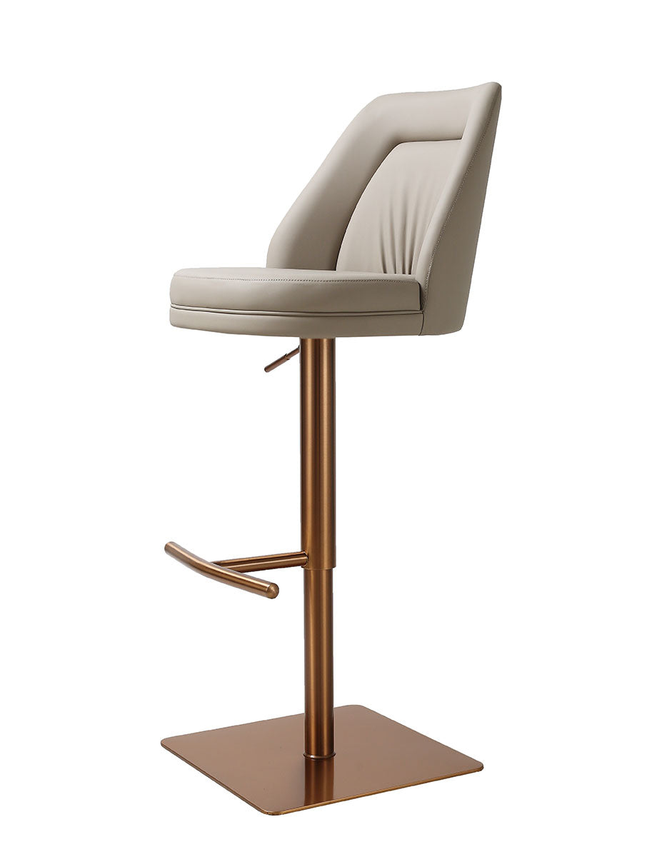 K C418A-56 Beige Grey Barstool | J&M Furniture - Canal Furniture