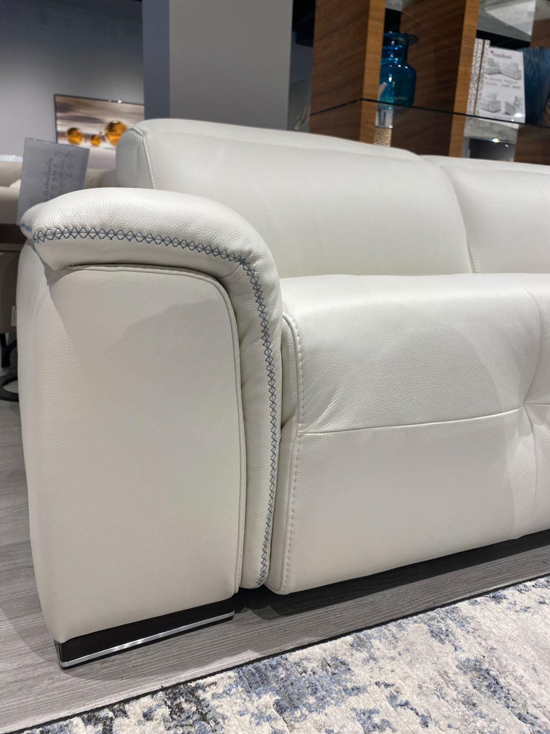 Mayon Leather Sectional | Max Divani - Canal Furniture