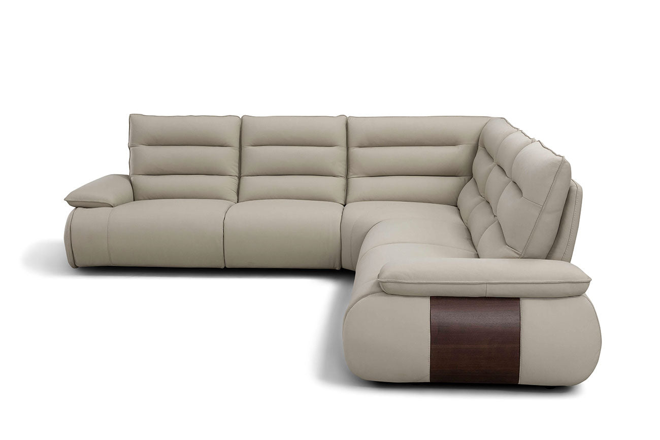 i954 Reclining Sectional in Light Grey | Incanto - Canal Furniture
