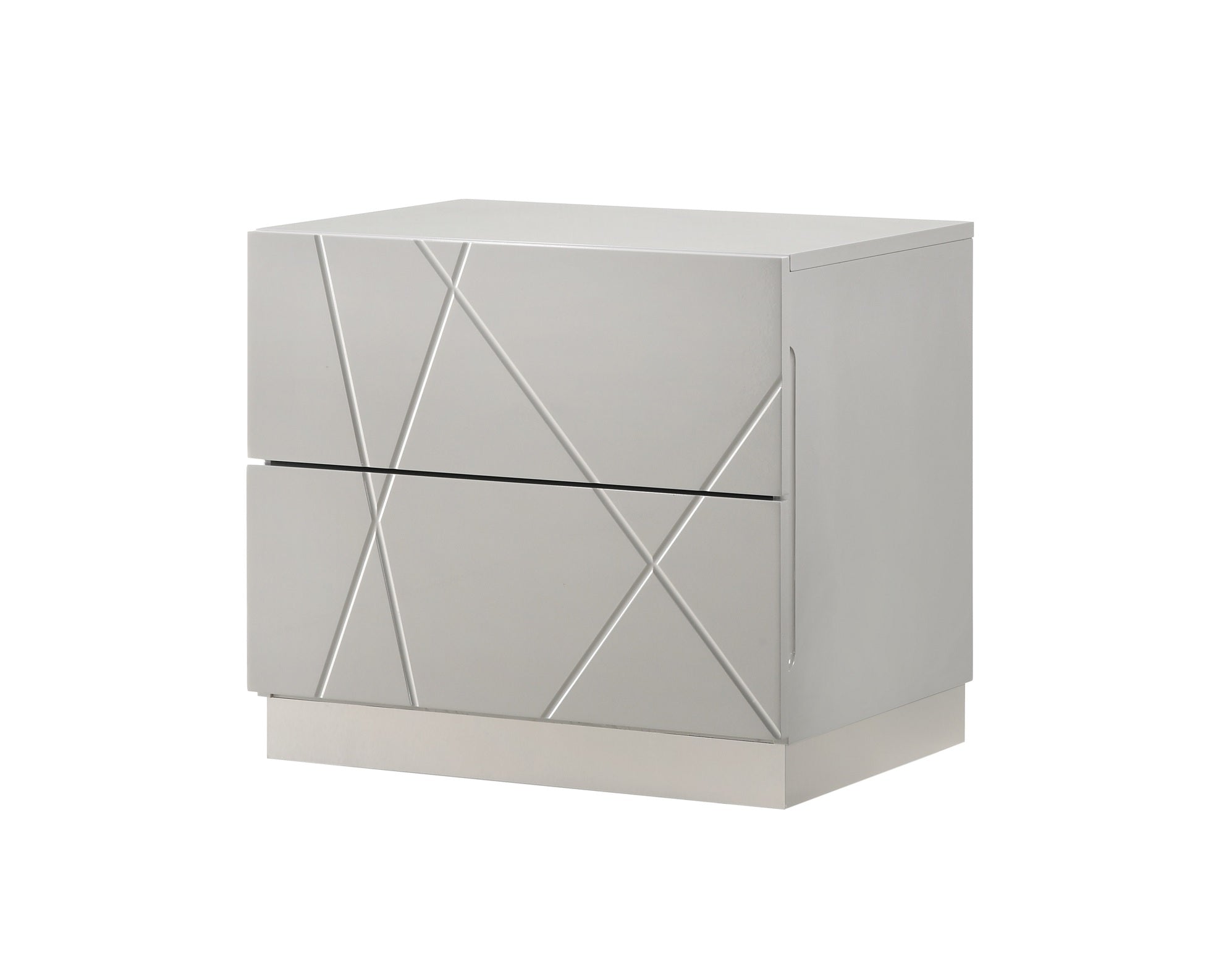 Naples Nightstand in Grey - Canal Furniture
