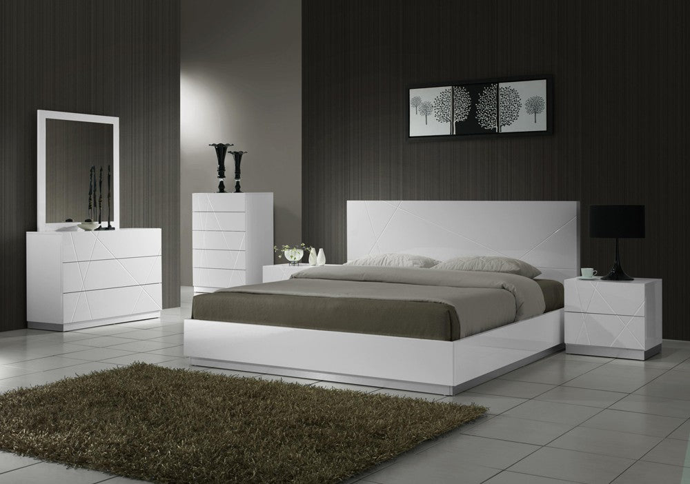 Naples Prime White Bed | J&M Furniture - Canal Furniture