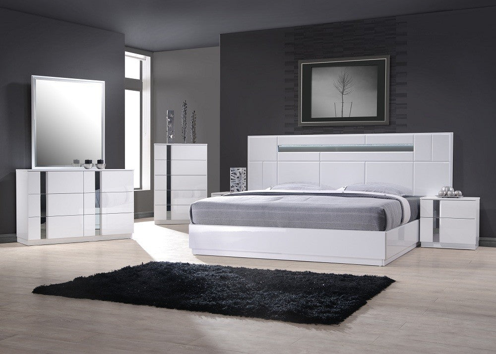 Palermo Bed in White | J&M Furniture - Canal Furniture