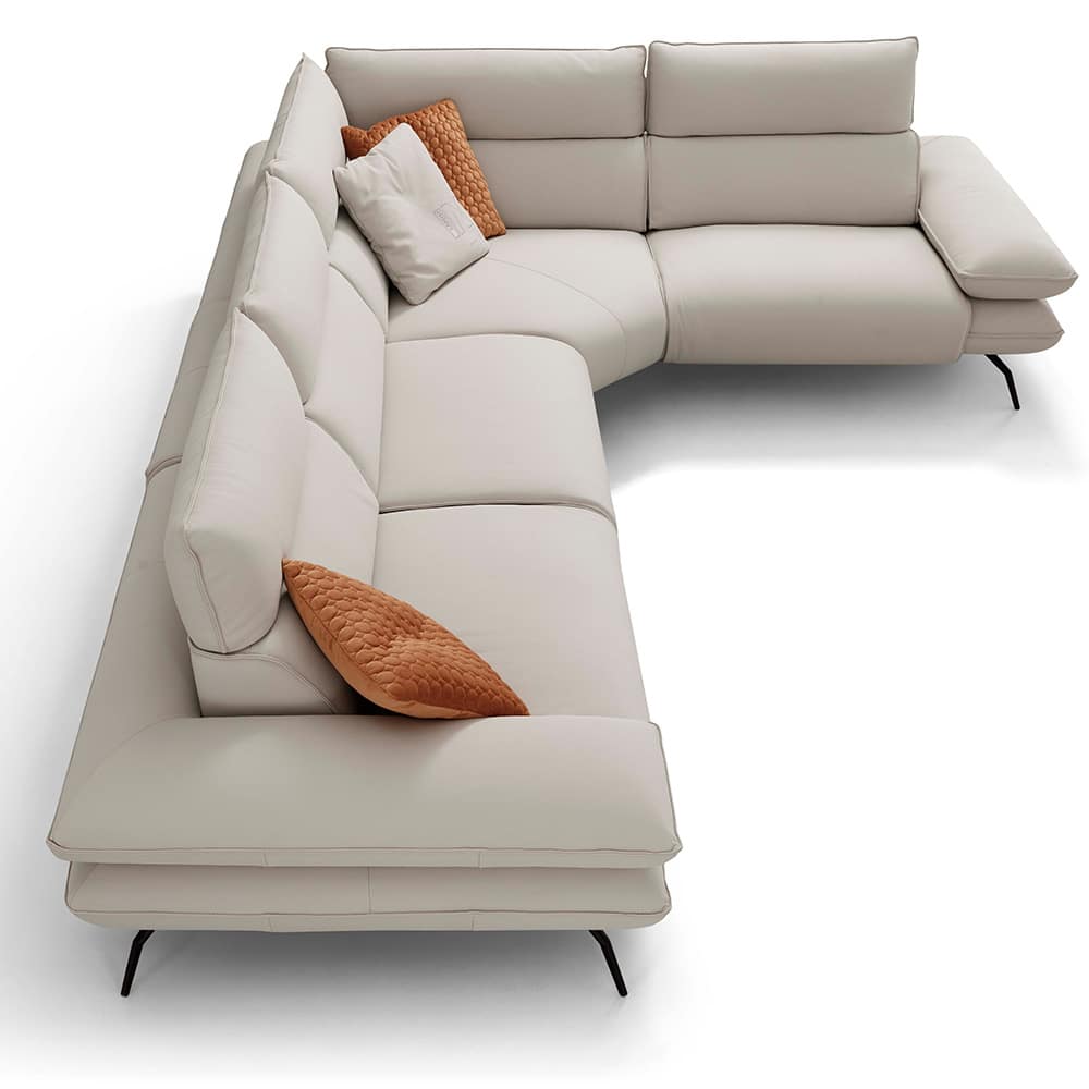 Mira i861 Reclining Leather Sectional | Incanto - Canal Furniture