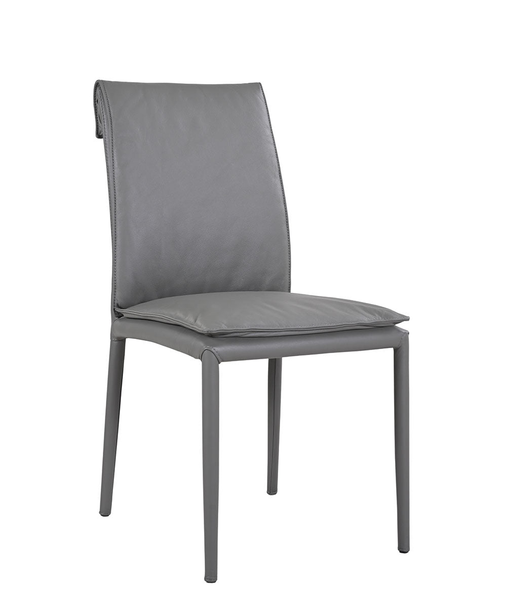 Togo Dining Chair in Charcoal Grey (pair) | J&M Furniture - Canal Furniture