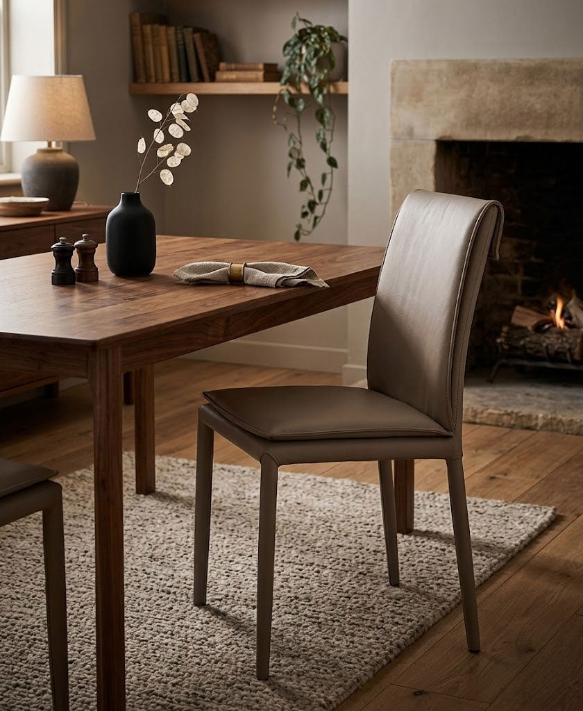 Togo Dining Chair in Light Mocha (pair) | J&M Furniture