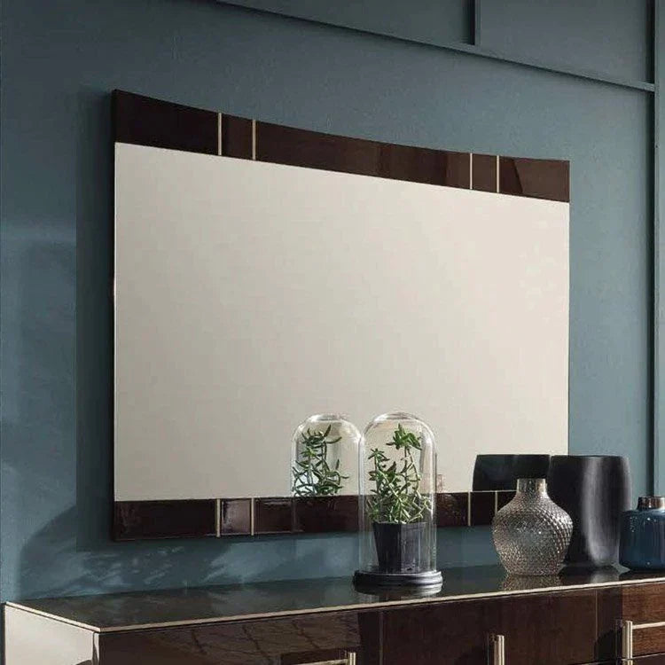 Bellagio Mirror in Coffee Walnut - Canal Furniture