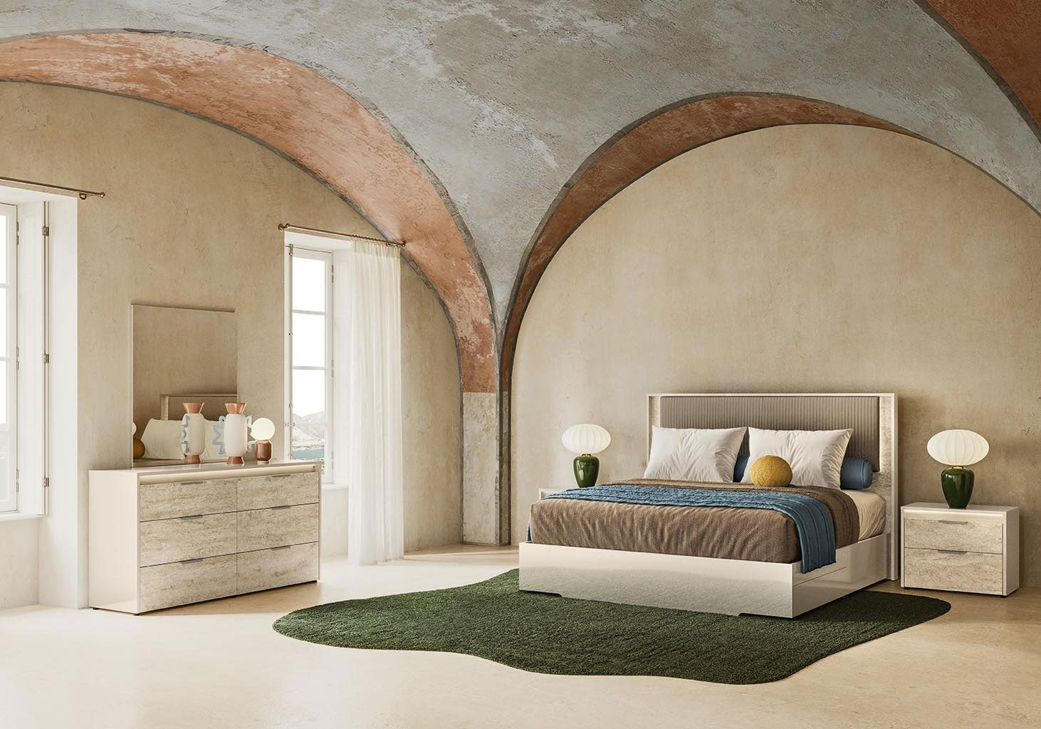 Alf Italia Bedroom Sets Tullia Upholstered Bed | Alf Italia