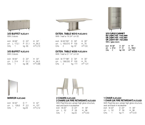 Alf Italia Dining Sets Claire Dining Table | Alf Italia