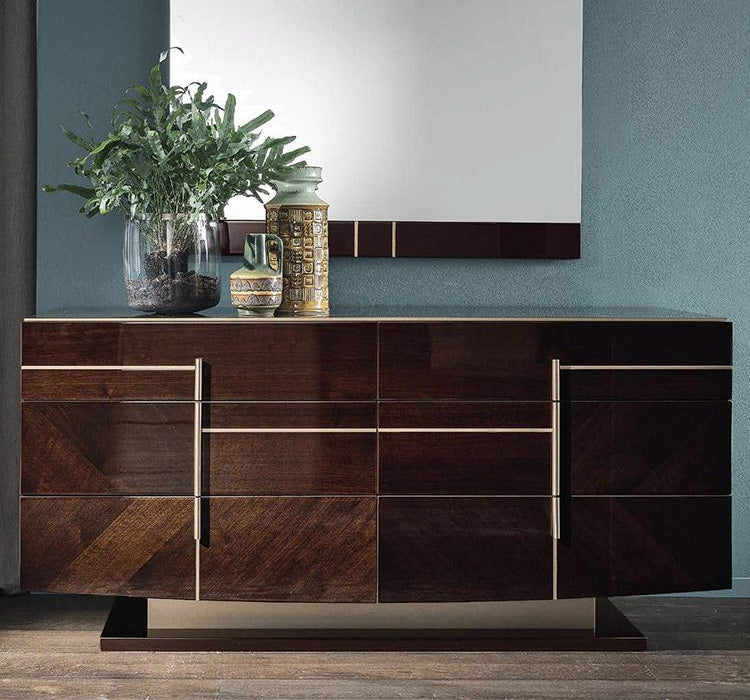Alf Italia Sideboards & Buffet Bellagio Buffet (69") in Coffee Walnut