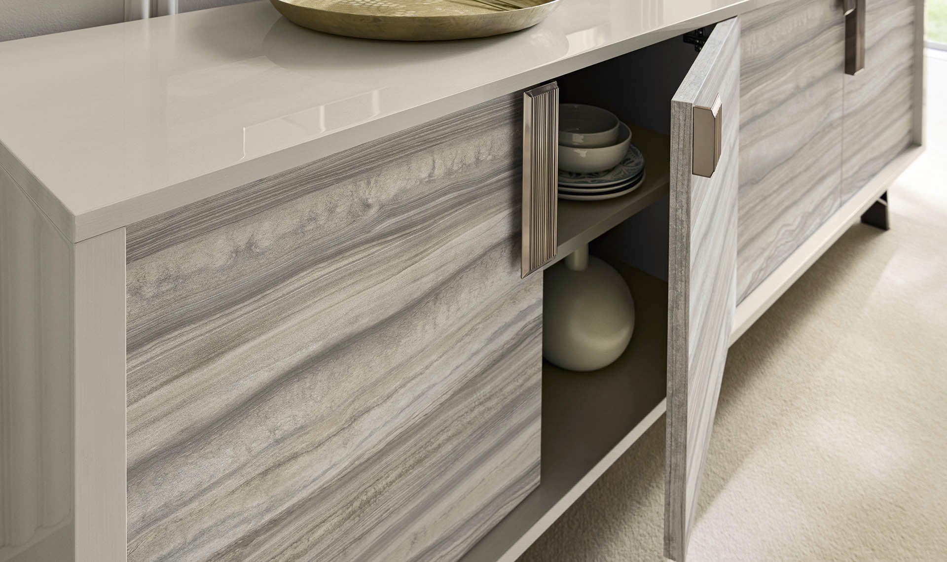 Alf Italia Sideboards & Buffet Jupiter 4/D Buffet - 82"