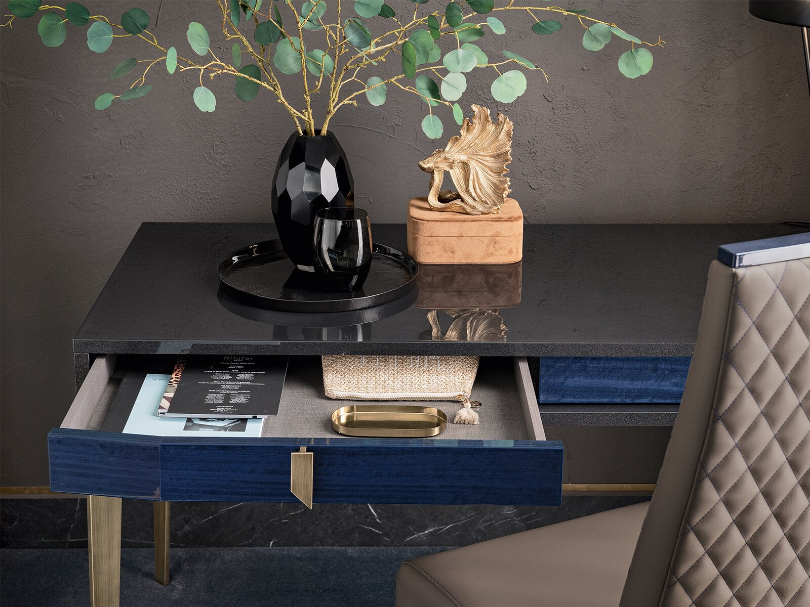 Alf Italia Vanity Oceanum Desk in Blue