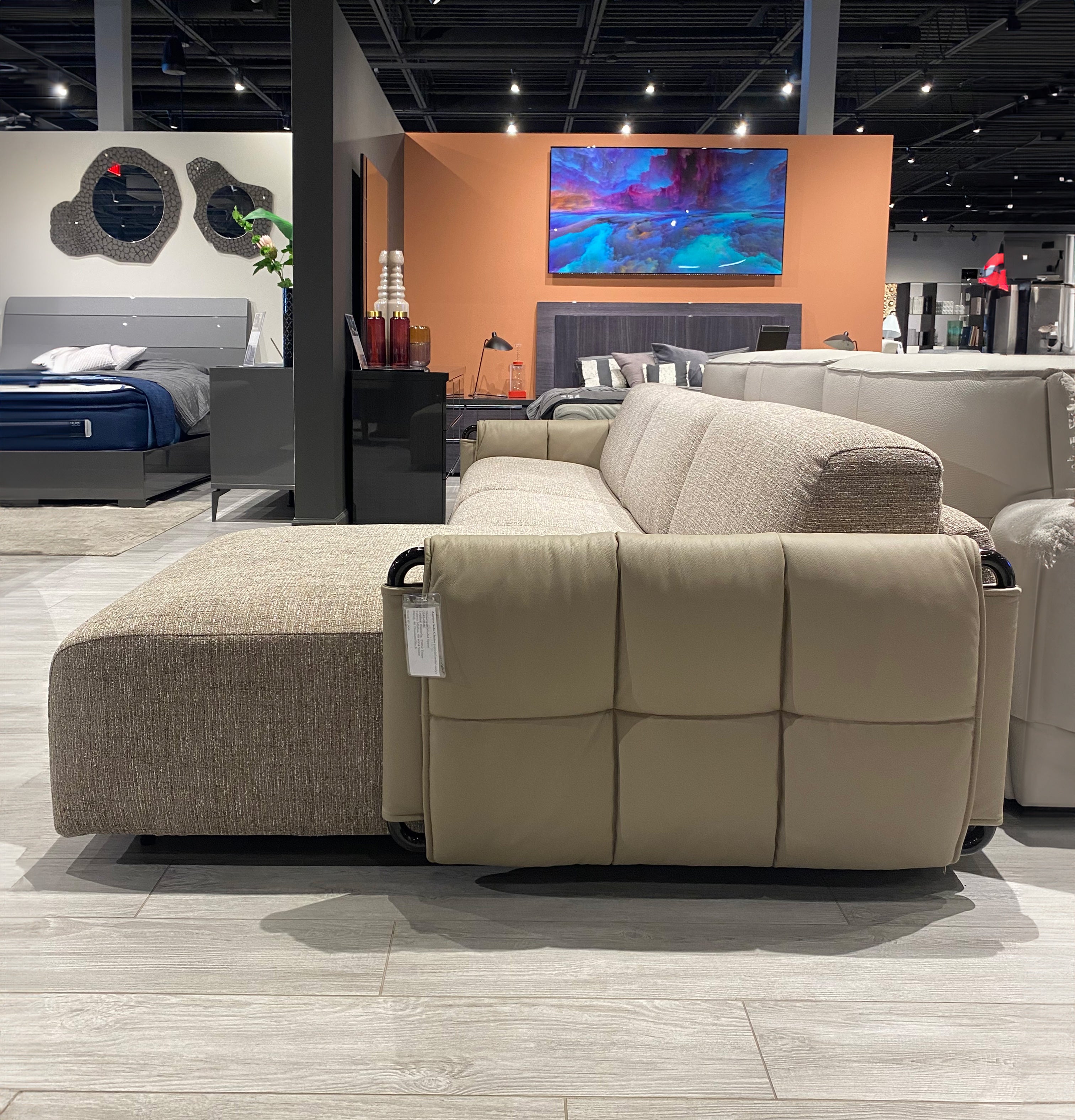 Aurora Sofa-Bed Sectional | Max Divani (Special Order) - Canal Furniture