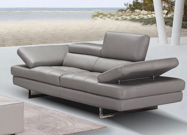 Aurora Premium Leather Loveseat | J&M Furniture - Canal Furniture