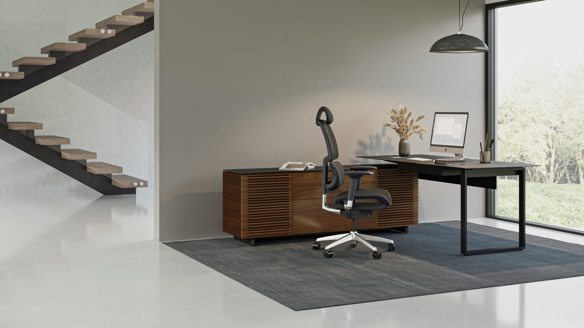 BDI Desk Corridor L-Desk 6531 | BDI