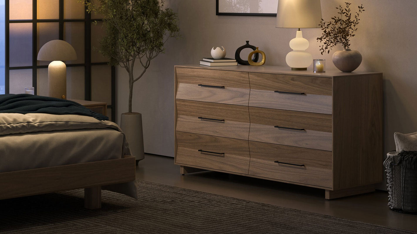 BDI Dresser Kava Dresser in Natural Walnut - 9686