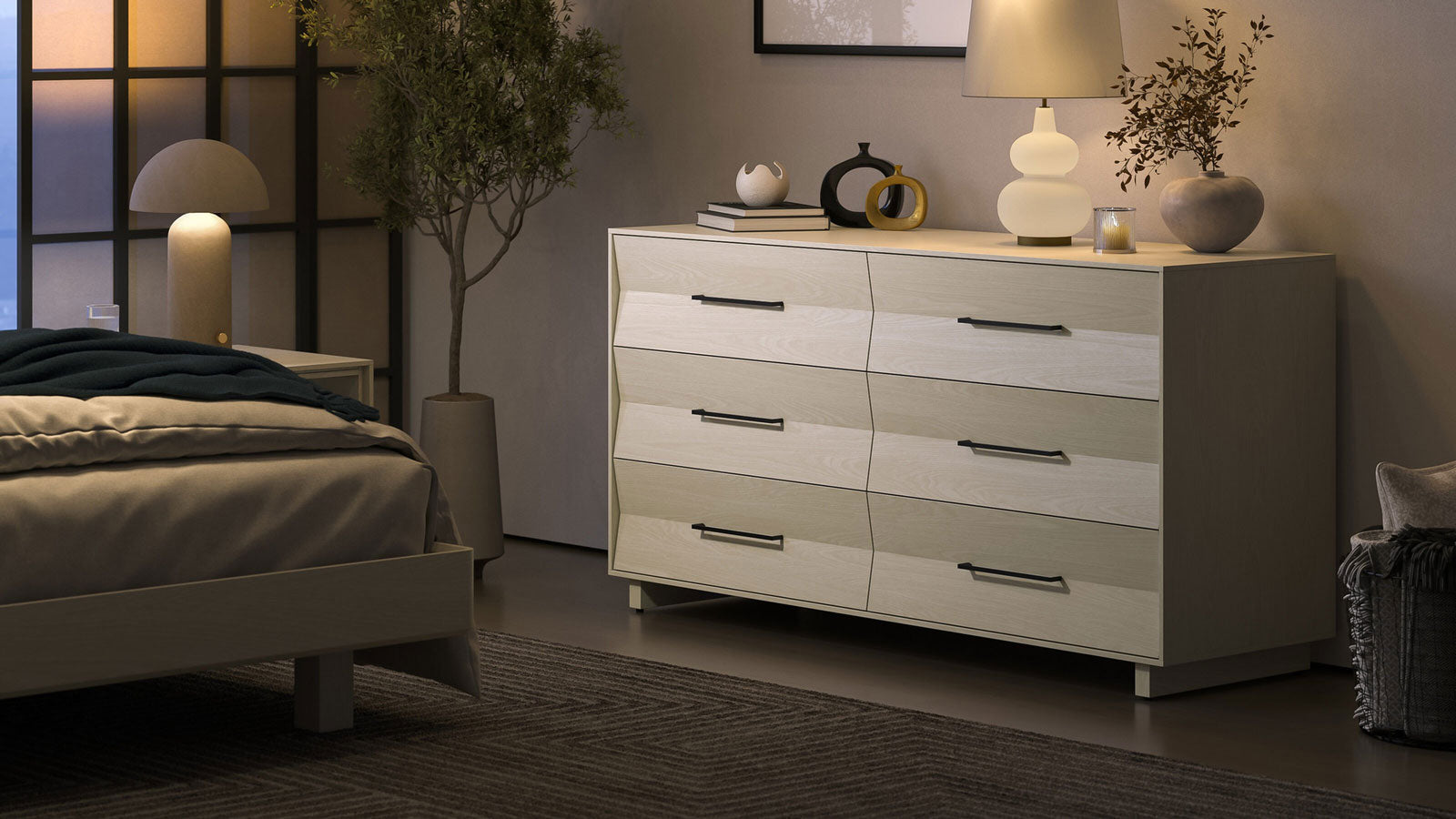 BDI Dresser Kava Dresser in Washed Oak - 9686