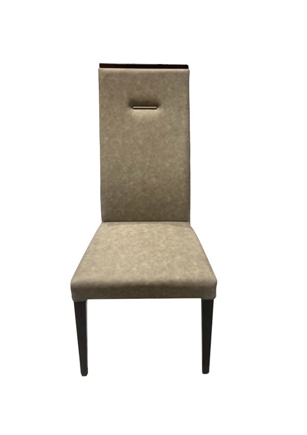 Belvedere Dining Chairs (Pair) in Taupe | Alf Italia - Canal Furniture