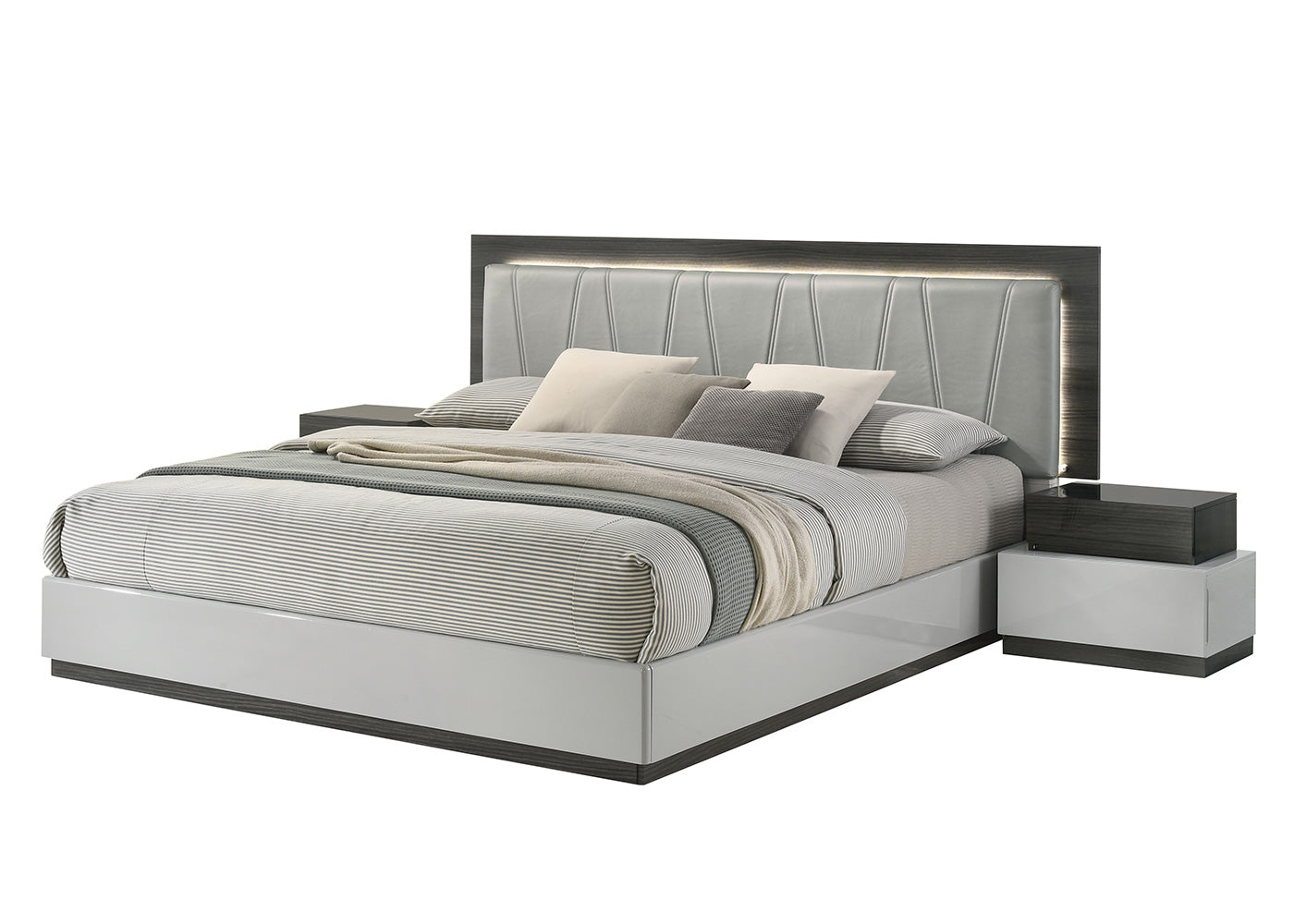 Cube Modern Bed | J&M Furniture - Canal Furniture