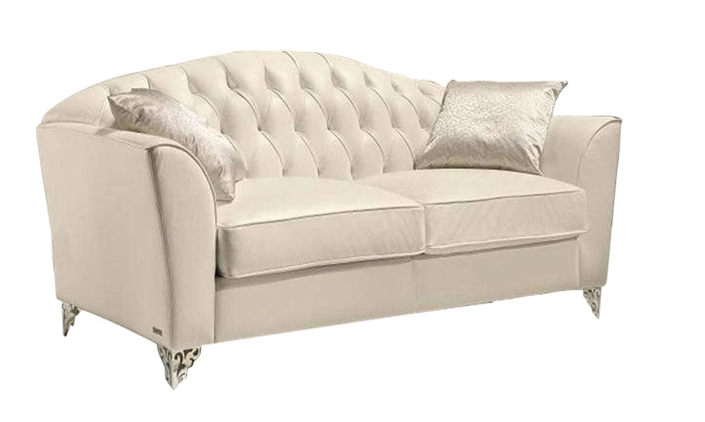 The Divina Leather Loveseat | J&M Furniture - Canal Furniture