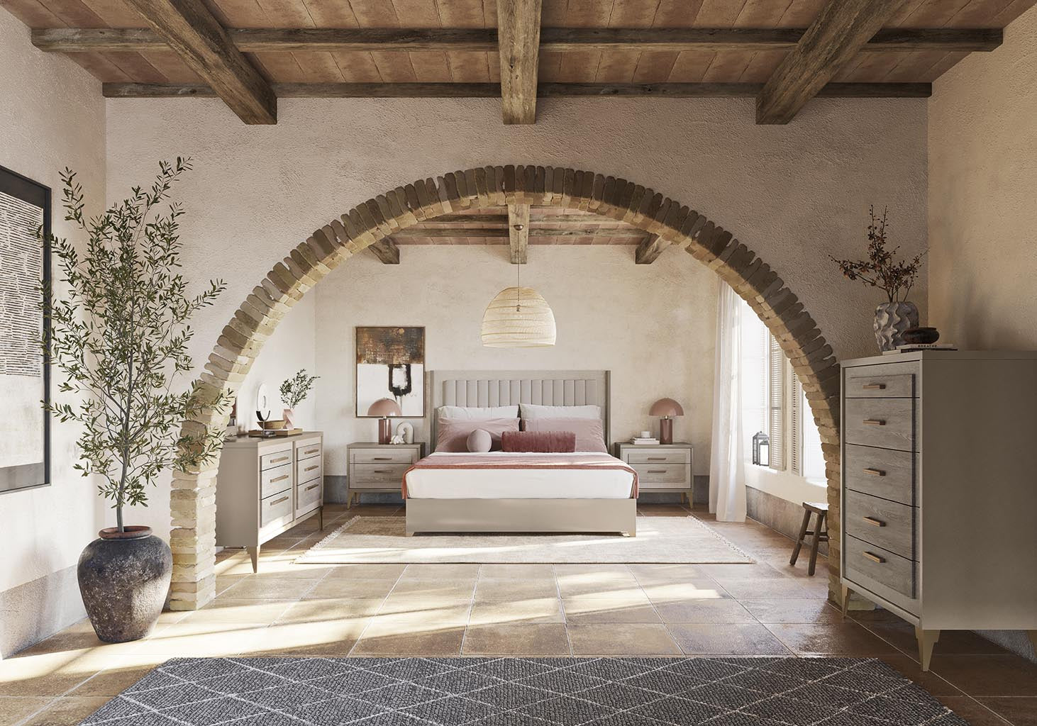 Ellen Upholstered Bed | Alf Italia - Canal Furniture