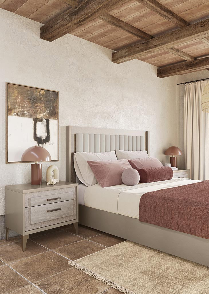 Ellen Upholstered Bed | Alf Italia - Canal Furniture