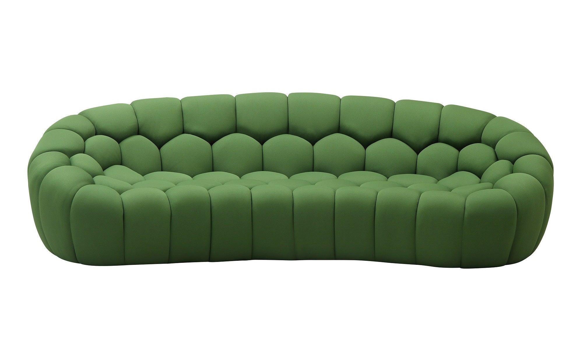 Fantasy Fabric Sofa in Green - Canal Furniture