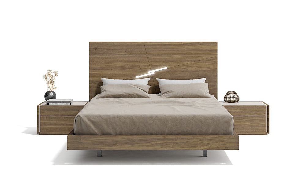 Faro Nightstand in Walnut - Canal Furniture