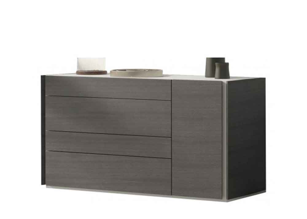 Faro Dresser & Mirror in Wenge - Canal Furniture