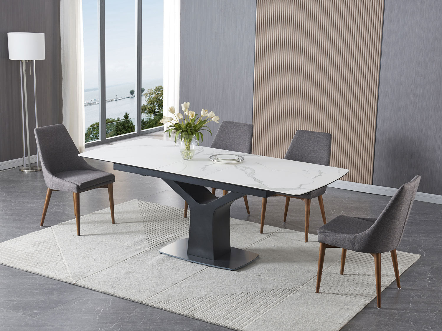 Fiori Extension Dining Table | J&M Furniture - Canal Furniture
