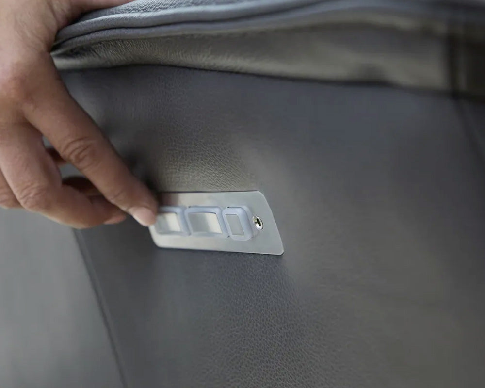 Bo Modern Recliner in Slate | Fjords - Canal Furniture