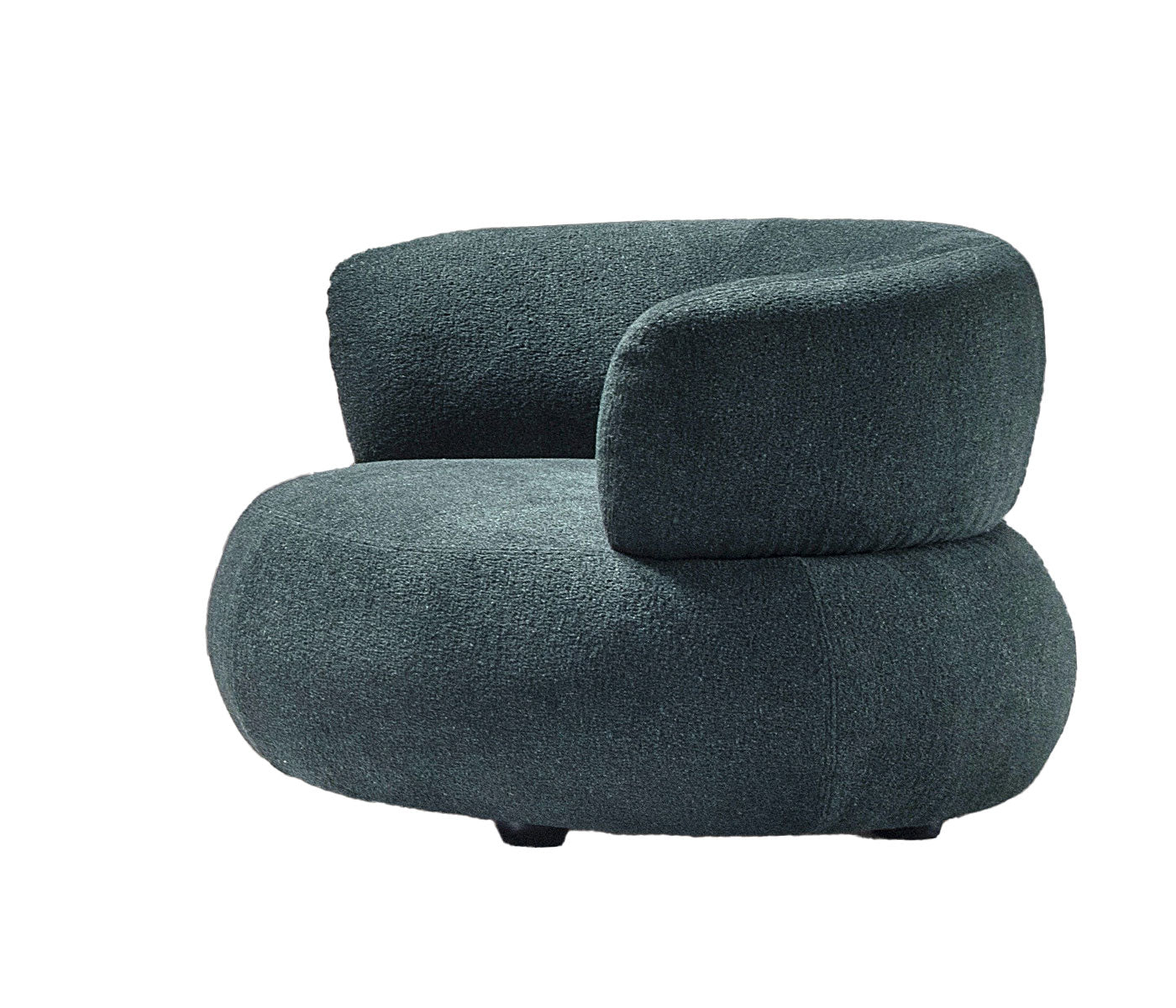 HF5512A Modern Fabric Armchair in Dark Blue | J&M Furniture - Canal Furniture