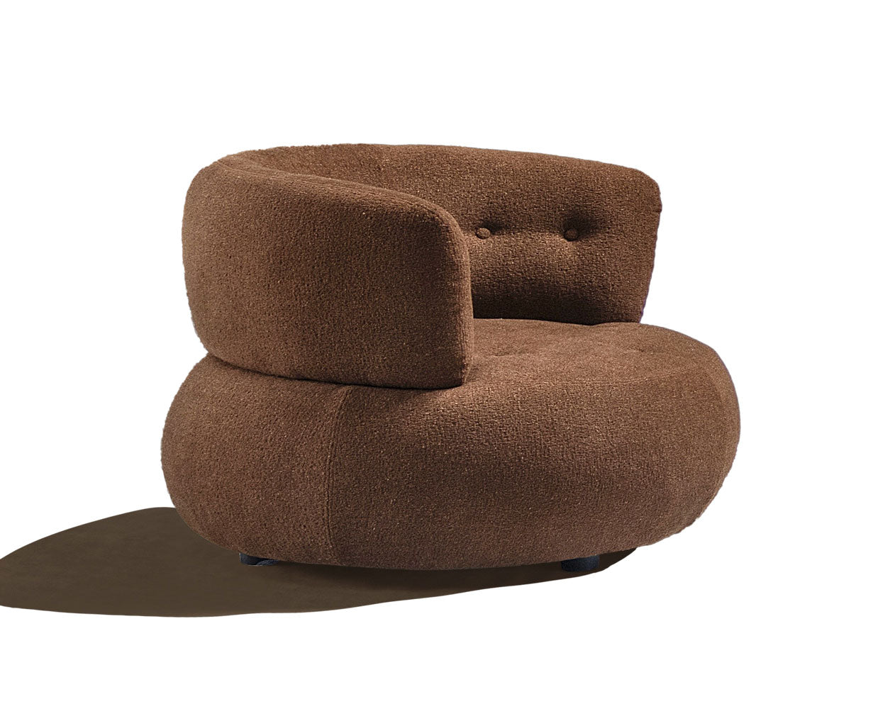 HF5512 Fabric Armchair in Dark Brown | J&M Furniture - Canal Furniture