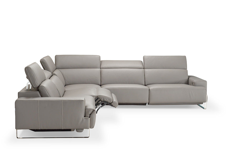 i768 Reclining Sectional Sofa in Grey | Incanto - Canal Furniture