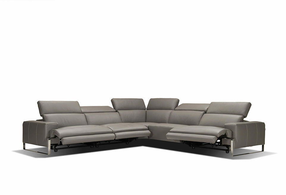 i768 Reclining Sectional Sofa in Grey | Incanto - Canal Furniture