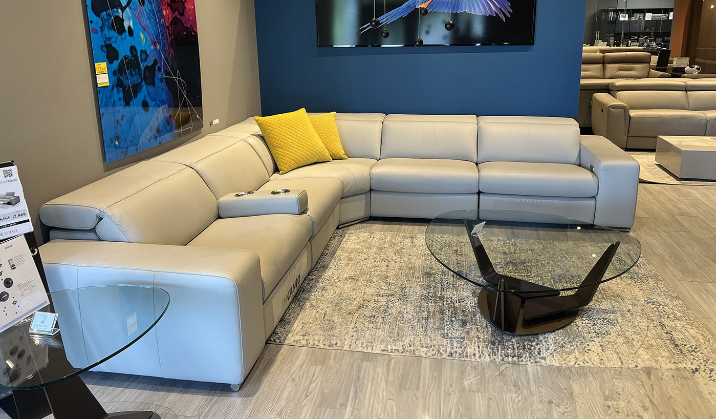 I775 Sectional Leather Sofa | Incanto - Canal Furniture