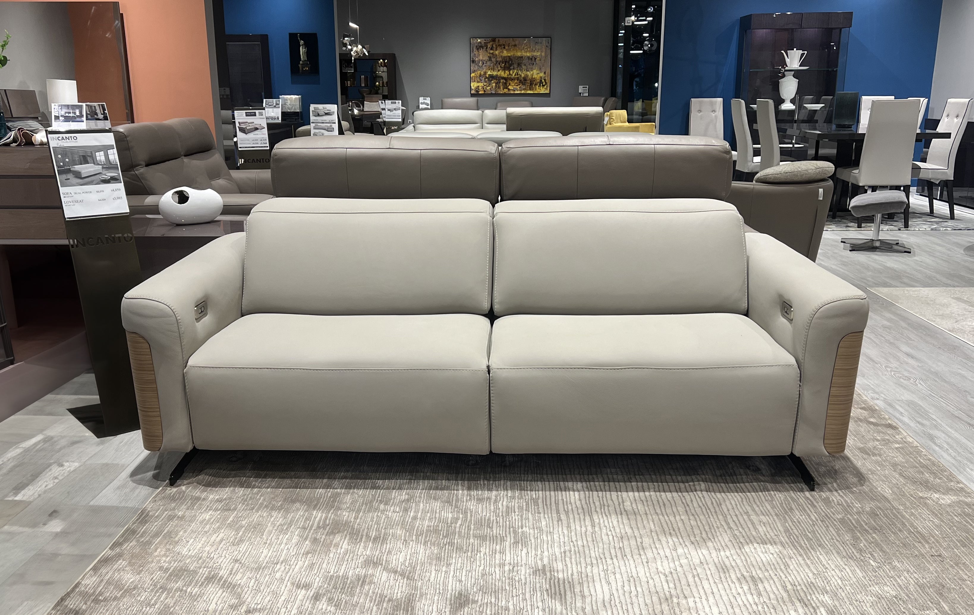 i803 Reclining Leather Sofa | Incanto - Canal Furniture