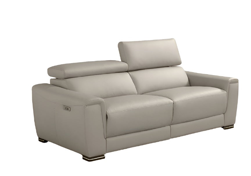 i824 Leather Loveseat | Incanto - Canal Furniture