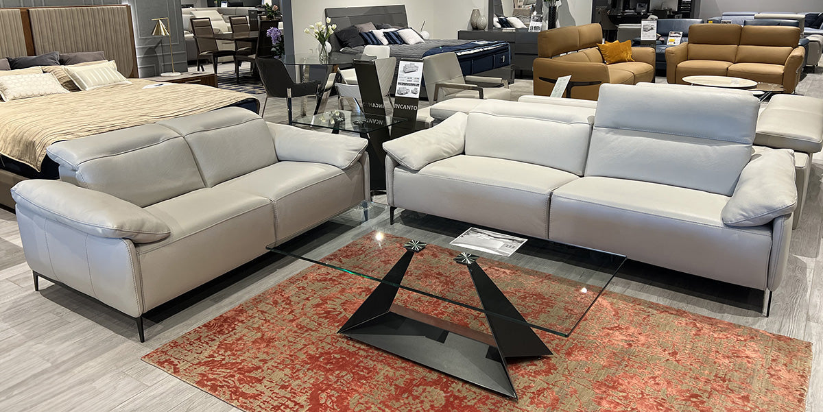 Brignac i845 Reclining Leather Sofa | Incanto - Canal Furniture