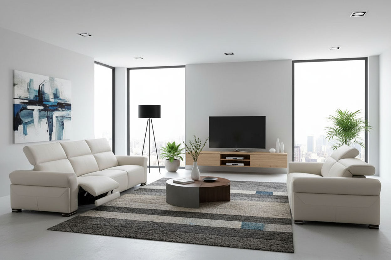 i948 Leather Sofa Recliner | Incanto - Canal Furniture