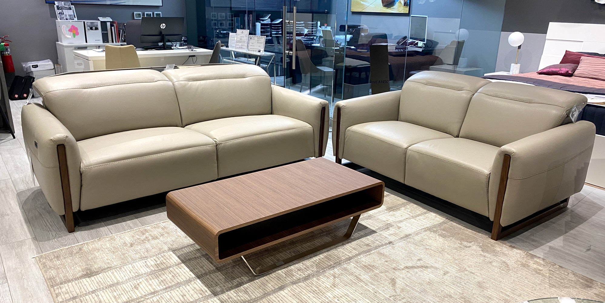 Incanto I952 Power Reclining Sofa – Italian Leather - Canal Furniture