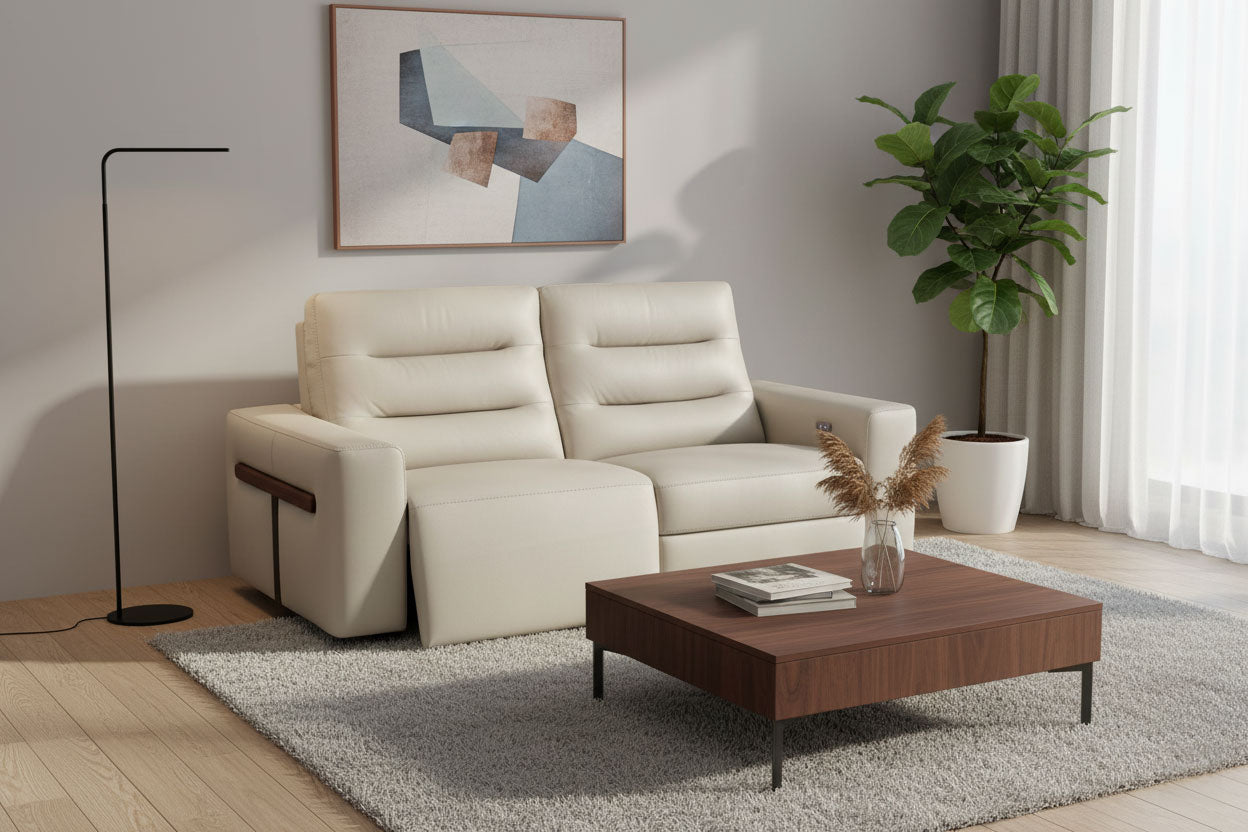 I950 Leather Loveseat Recliner | Incanto - Canal Furniture